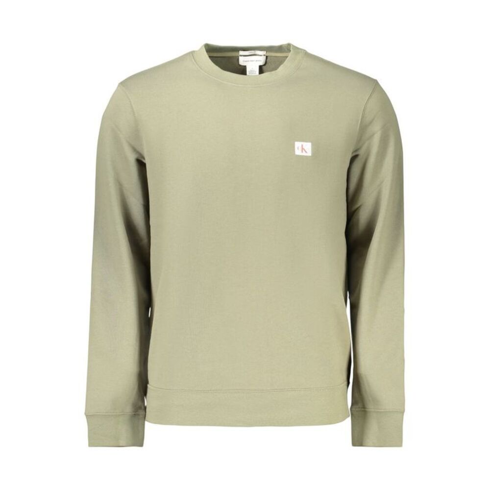Calvin Klein Green Cotton Mens Men's Sweatshirt